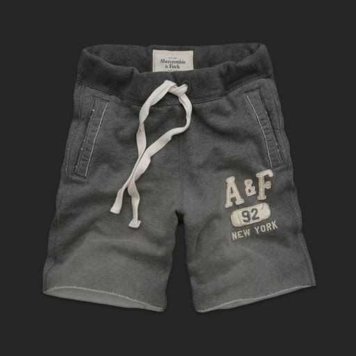 Abercrombie Fitch Hombres Vellón Patalón Corto AF7773